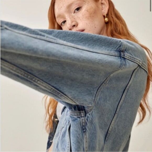 Reformation Madison Relaxed Denim Jacket - Picture 3 of 4